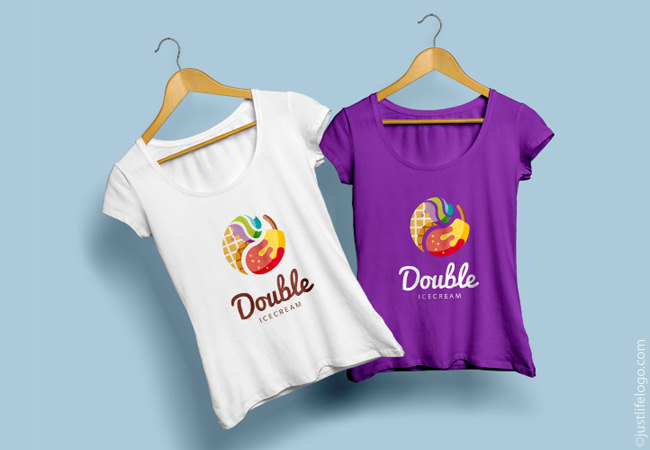 double-ice-cream-logo-for-sale