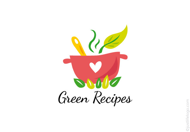 green-recipes-logo-for-sale