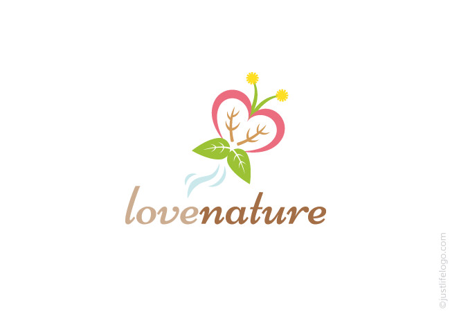 love-nature-logo-for-sale