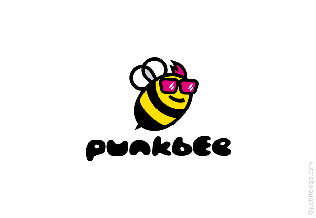 punk-bee-logo-for-sale
