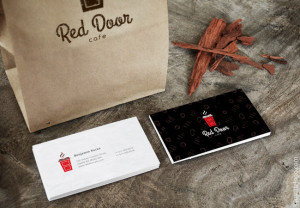 red-door-cafe-logo-for-sale-branding