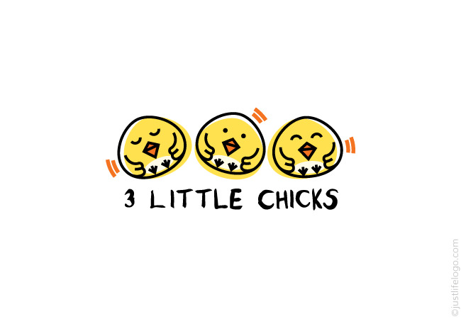 three-little-chicks-logo-for-sale