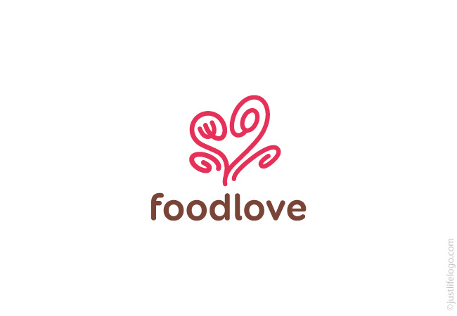 food-love-restaurant-logo-for-sale
