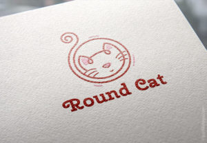 round-cat-logo-for-sale-pet