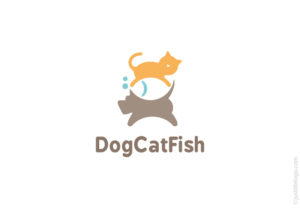 dog-cat-fish-logo-for-sale