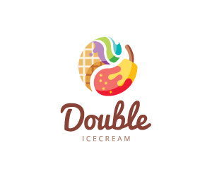 Double Ice Cream Logo