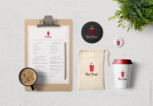 red-door-cafe-logo-for-sale-branding-identity