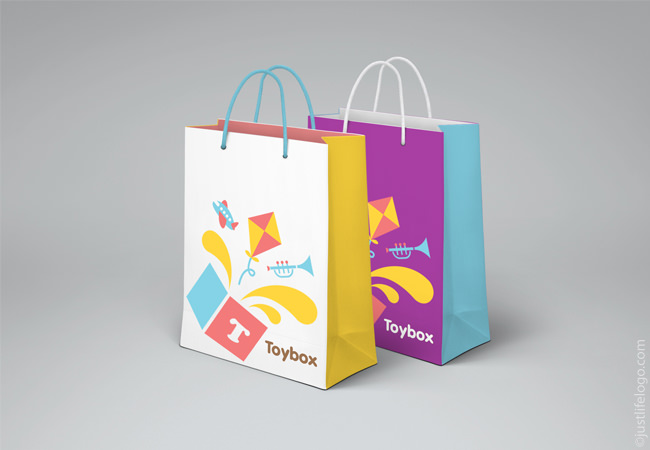 toy-box-logo-for-sale-paper-bag