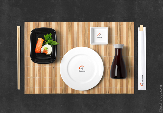 sushi-fan-logo-for-sale-branding