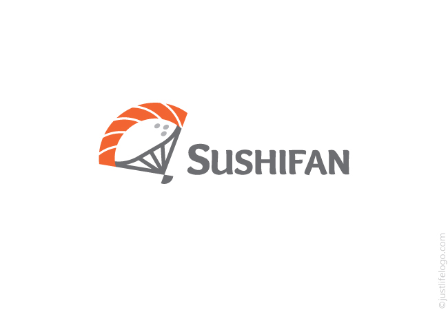 sushi-fan-logo-for-sale